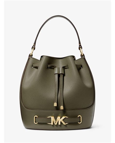 michael michael kors medium bucket bag|Michael Kors reed handbag.